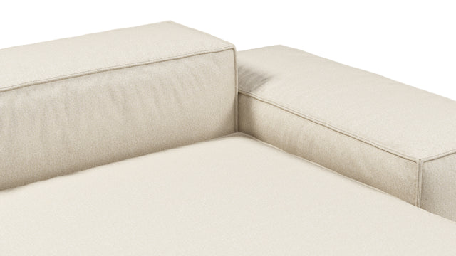 Andes - Andes Outdoor Module, Right Arm Chaise, Natural Textured Weave