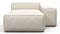 Andes - Andes Outdoor Module, Right Arm Chaise, Natural Textured Weave