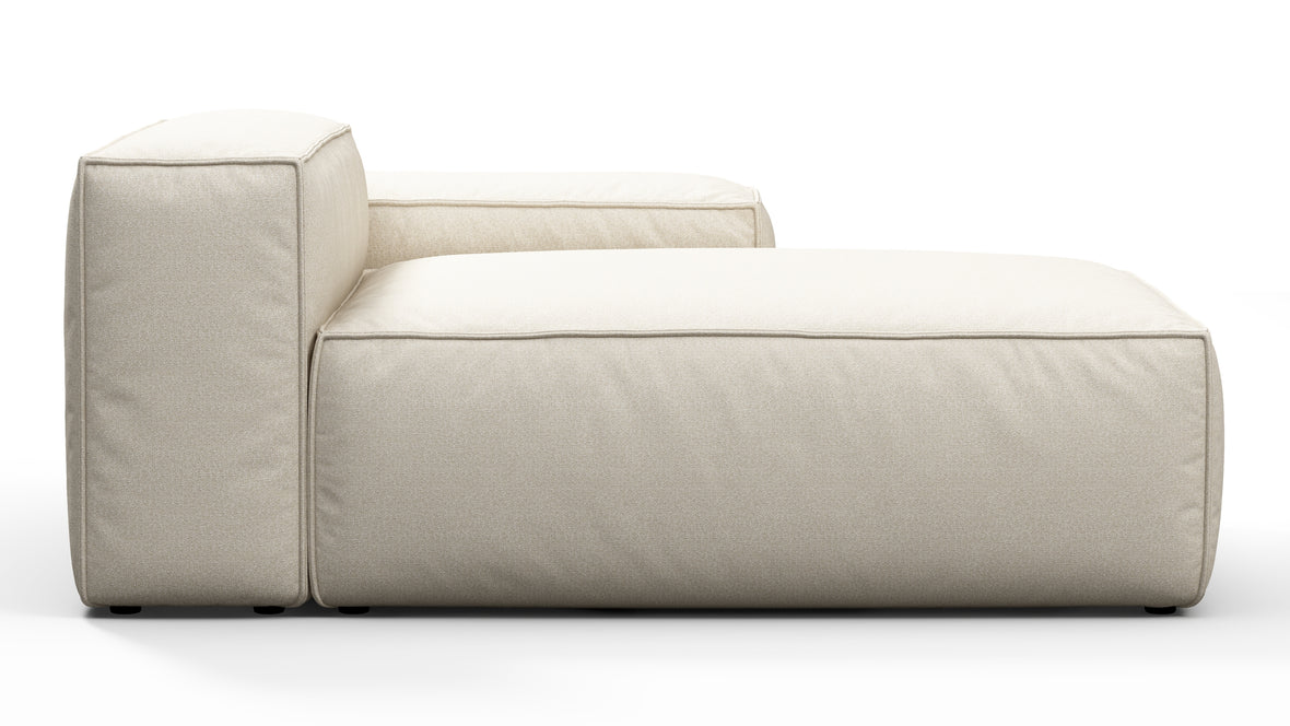 Andes - Andes Outdoor Module, Right Arm Chaise, Natural Textured Weave