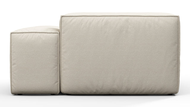 Andes - Andes Outdoor Module, Right Arm Chaise, Natural Textured Weave