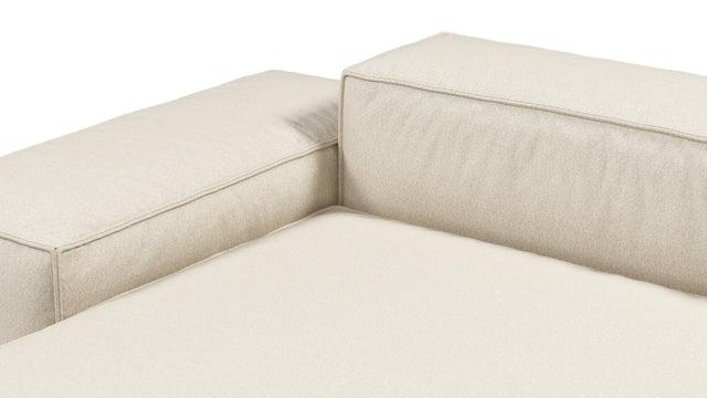 Andes - Andes Outdoor Module, Left Arm Chaise, Natural Textured Weave