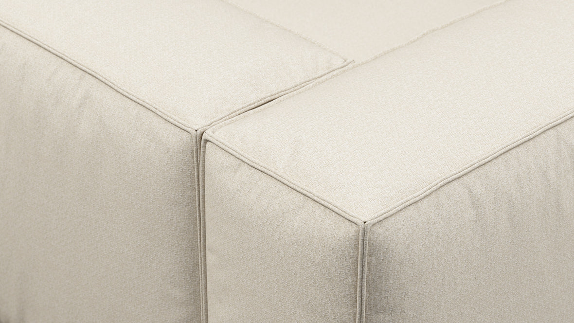 Andes - Andes Outdoor Module, Left Arm, Natural Textured Weave