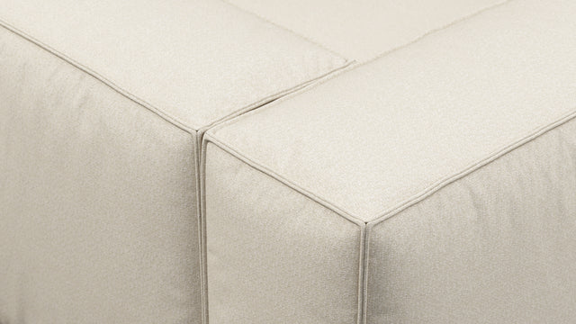 Andes - Andes Outdoor Module, Left Arm, Natural Textured Weave