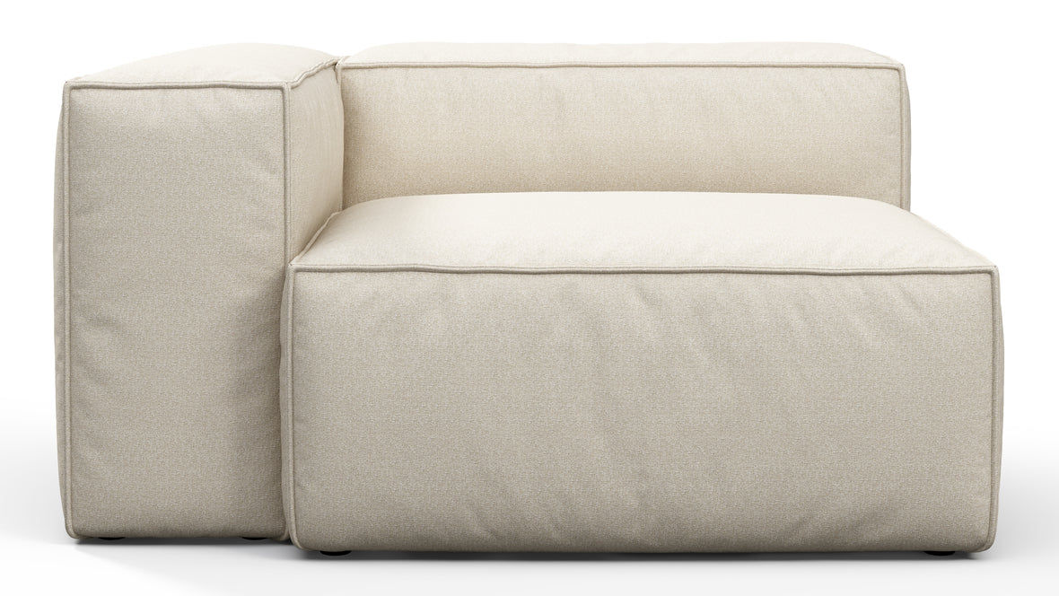 Andes - Andes Outdoor Module, Left Arm, Natural Textured Weave