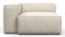 Andes - Andes Outdoor Module, Left Arm, Natural Textured Weave