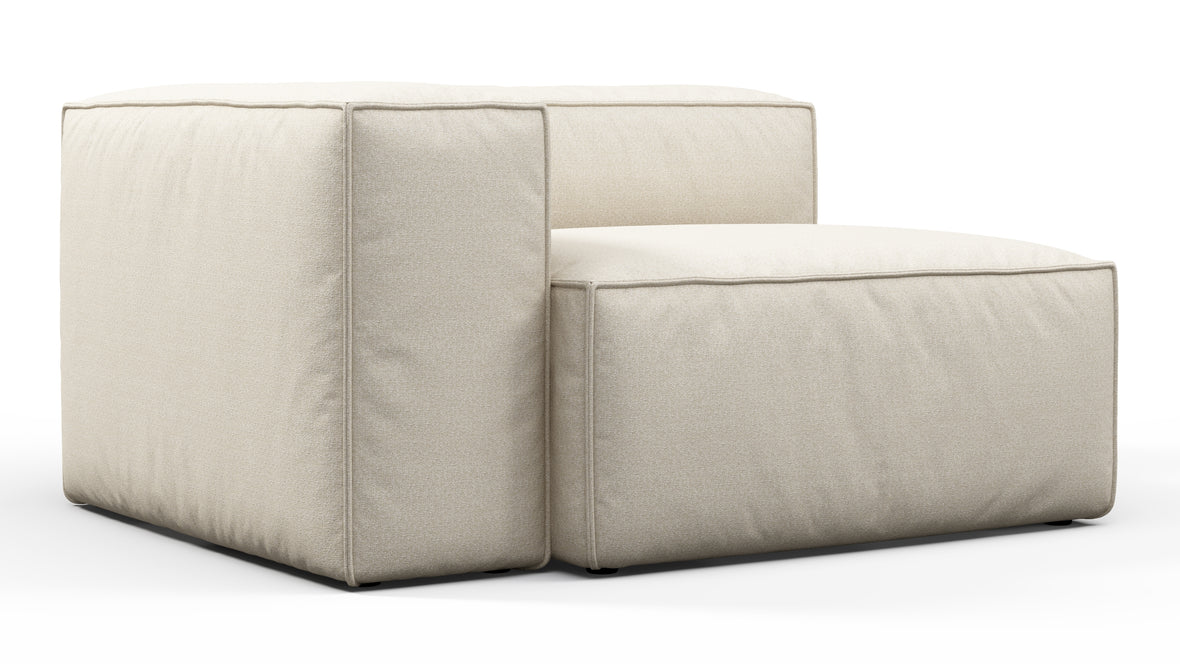 Andes - Andes Outdoor Module, Left Arm, Natural Textured Weave