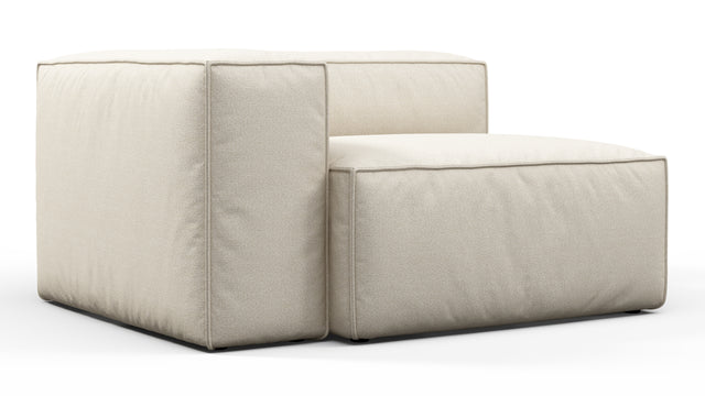 Andes - Andes Outdoor Module, Left Arm, Natural Textured Weave