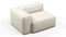Andes - Andes Outdoor Module, Left Arm, Natural Textured Weave