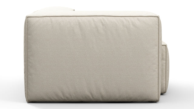 Andes - Andes Outdoor Module, Left Arm, Natural Textured Weave
