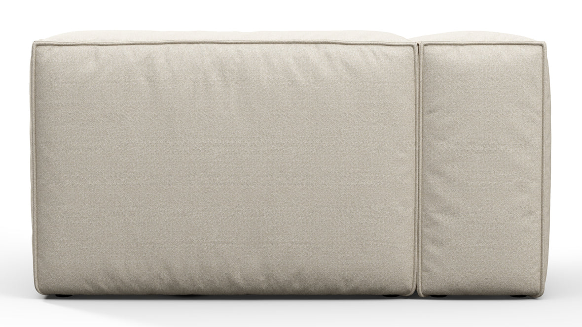 Andes - Andes Outdoor Module, Left Arm, Natural Textured Weave