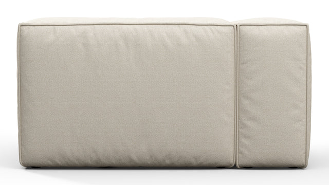 Andes - Andes Outdoor Module, Left Arm, Natural Textured Weave
