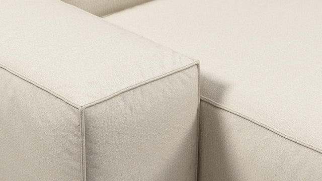 Andes - Andes Outdoor Sectional, Left Chaise, Natural Textured Weave