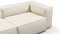 Andes - Andes Outdoor Sectional, Left Chaise, Natural Textured Weave