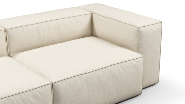 Andes - Andes Outdoor Sectional, Left Chaise, Natural Textured Weave