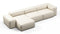 Andes - Andes Outdoor Sectional, Left Chaise, Natural Textured Weave