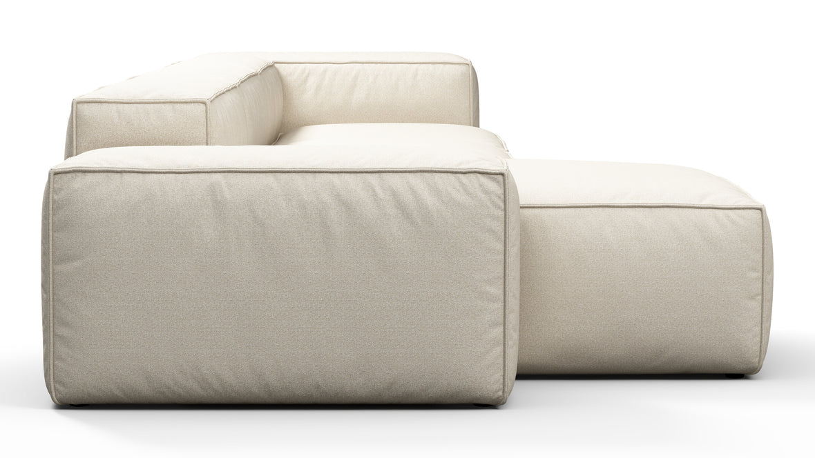 Andes - Andes Outdoor Sectional, Left Chaise, Natural Textured Weave