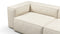 Andes - Andes Outdoor Sectional, Right Chaise, Natural Textured Weave