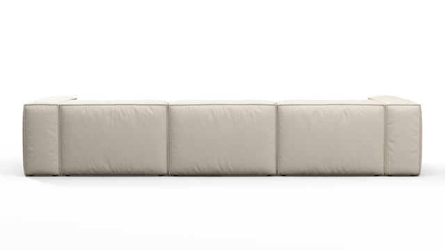 Andes - Andes Outdoor Sectional, Three Seater, Natural Textured Weave