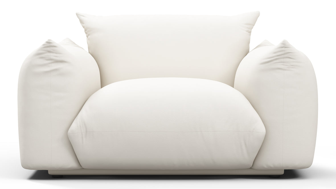Marenco Outdoor - Marenco Outdoor Lounge Chair, Soft White Performance Weave