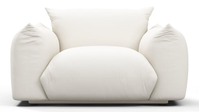Marenco Outdoor - Marenco Outdoor Lounge Chair, Soft White Performance Weave