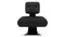 Alta - Alta Lounge Chair, Black Vegan Leather