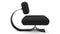 Alta - Alta Lounge Chair, Black Vegan Leather
