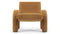 Arcata - Arcata Lounge Chair, Caramel Plush Velvet