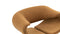 Ribbon - Ribbon Chair, Caramel Plush Velvet