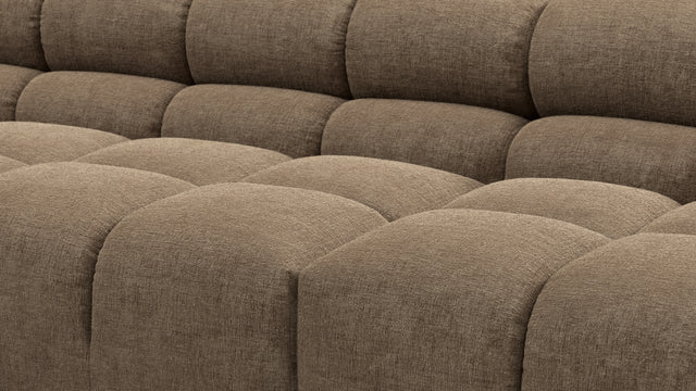 Tufty - Tufty Sectional, Extra Large Right Corner, Cappuccino Brown Chenille