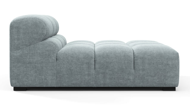 Tufty - Tufty Module, Armless Chaise, Cerulean Chenille