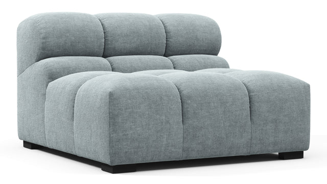 Tufty - Tufty Module, Armless, Cerulean Chenille