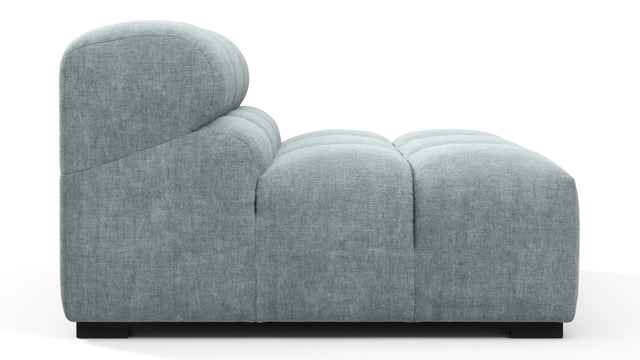 Tufty - Tufty Module, Armless, Cerulean Chenille
