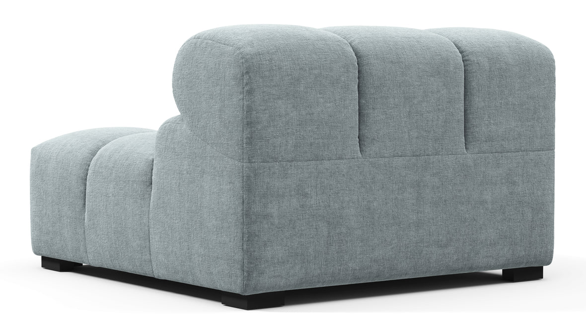 Tufty - Tufty Module, Armless, Cerulean Chenille