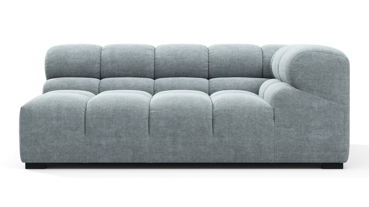 Tufty - Tufty Module, Extra Large Right Corner, Cerulean Chenille