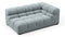 Tufty - Tufty Module, Extra Large Right Corner, Cerulean Chenille