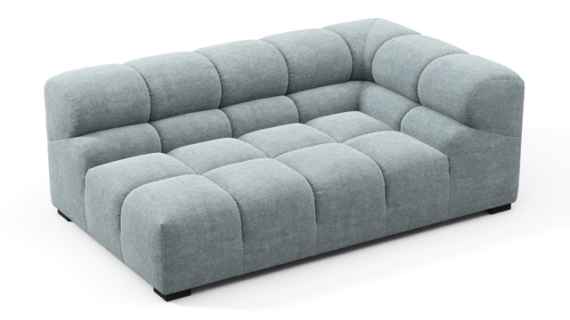Tufty - Tufty Module, Extra Large Right Corner, Cerulean Chenille