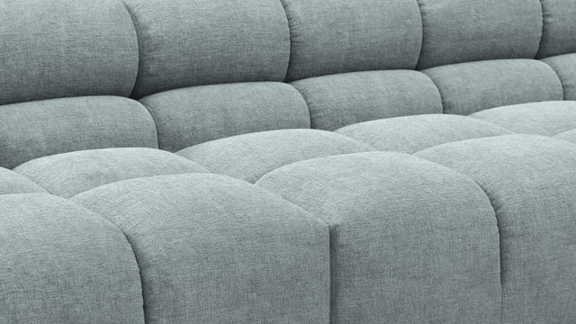 Tufty - Tufty Sectional, Large, Left Chaise, Cerulean Chenille