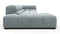 Tufty - Tufty Sectional, Large, Left Chaise, Cerulean Chenille