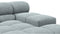 Tufty - Tufty Sectional, Right Corner, Cerulean Chenille