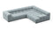 Tufty - Tufty Sectional, Right Corner, Cerulean Chenille