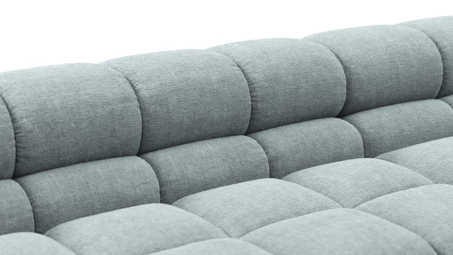Tufty - Tufty Sectional, U Shape, Cerulean Chenille