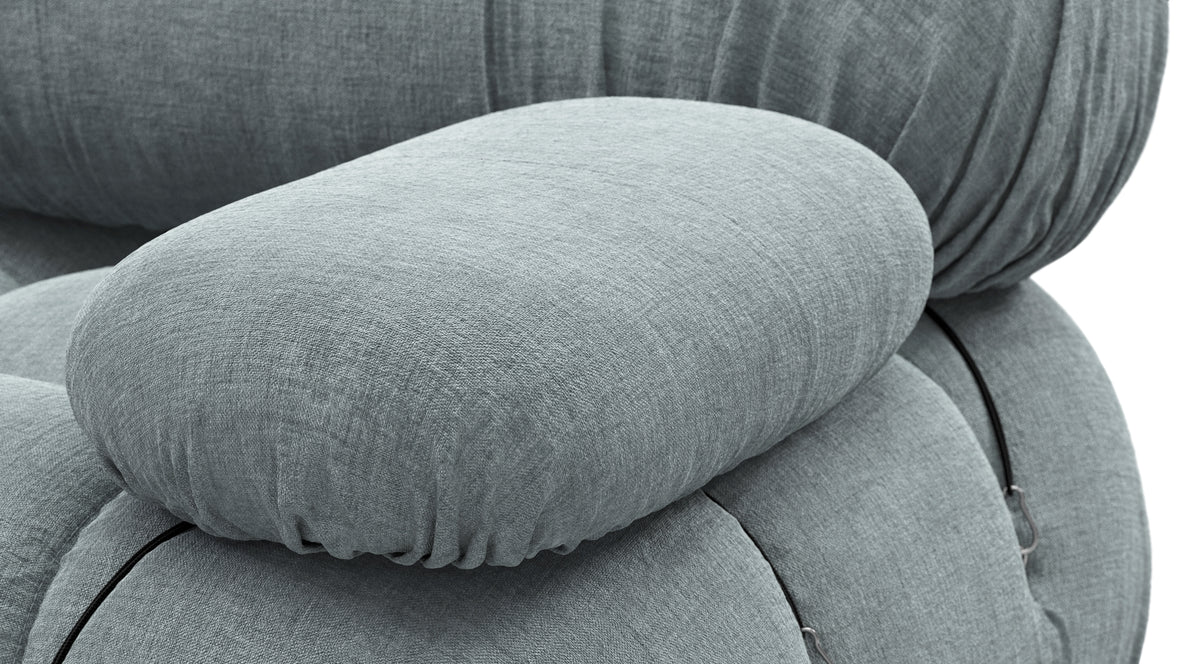 Bellini Module - Mario Bellini Module, Right Arm, Cerulean Chenille
