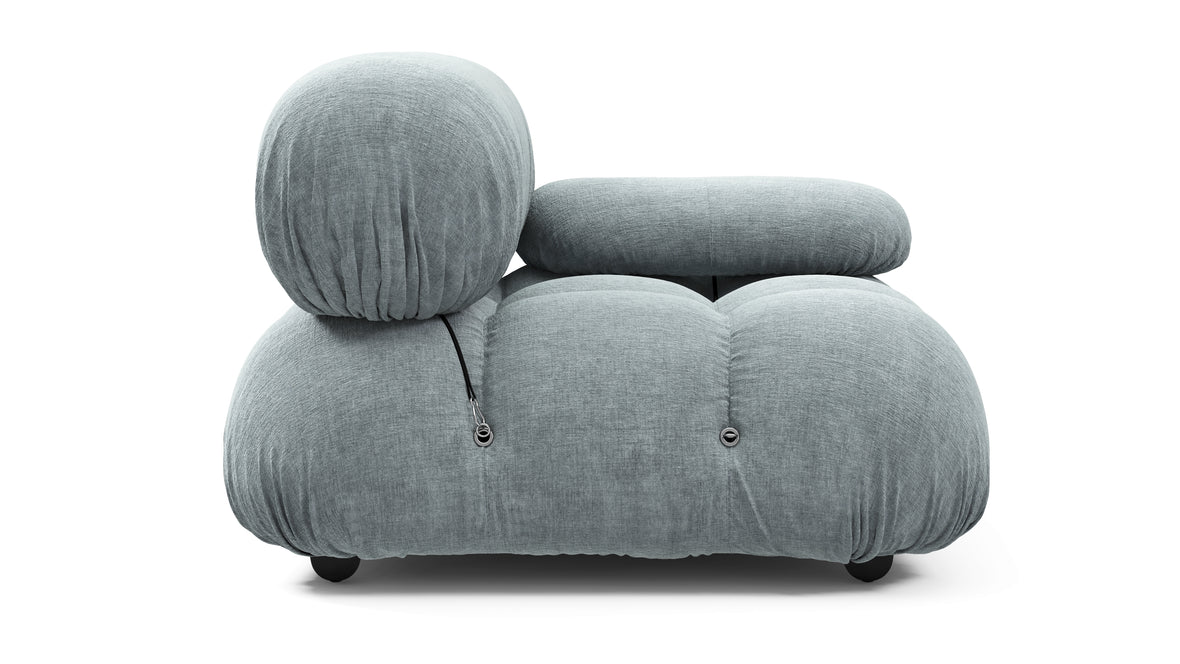Bellini Module - Mario Bellini Module, Right Arm, Cerulean Chenille