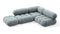 Bellini Sectional - Mario Bellini Sectional, Small Right Corner, Cerulean Chenille