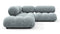 Bellini Sectional - Mario Bellini Sectional, Small Right Corner, Cerulean Chenille
