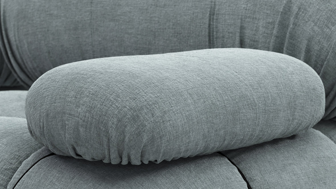 Bellini Sofa - Mario Bellini Two Seater Sofa, Cerulean Chenille