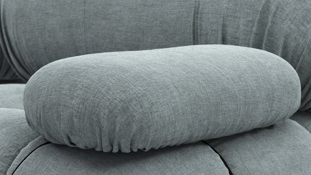 Bellini Sofa - Mario Bellini Two Seater Sofa, Cerulean Chenille
