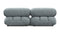 Bellini Sofa - Mario Bellini Two Seater Sofa, Cerulean Chenille