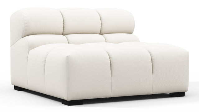 Tufty Outdoor - Tufty Outdoor Module, Armless, Soft White Performance Weave