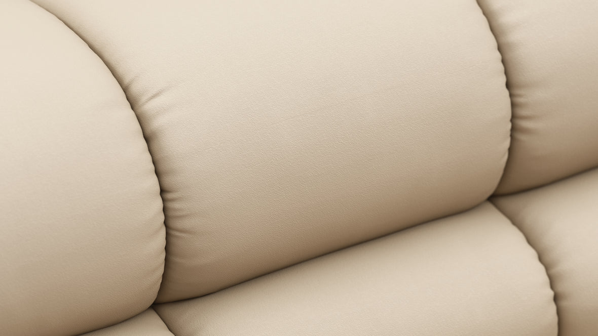 Tufty Outdoor - Tufty Outdoor Module, Deep Large Left Arm, Latte Performance Weave